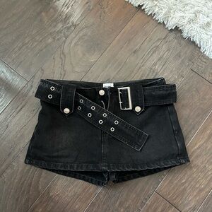 Princess Polly Black Denim Jeans Classic Style